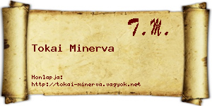 Tokai Minerva névjegykártya